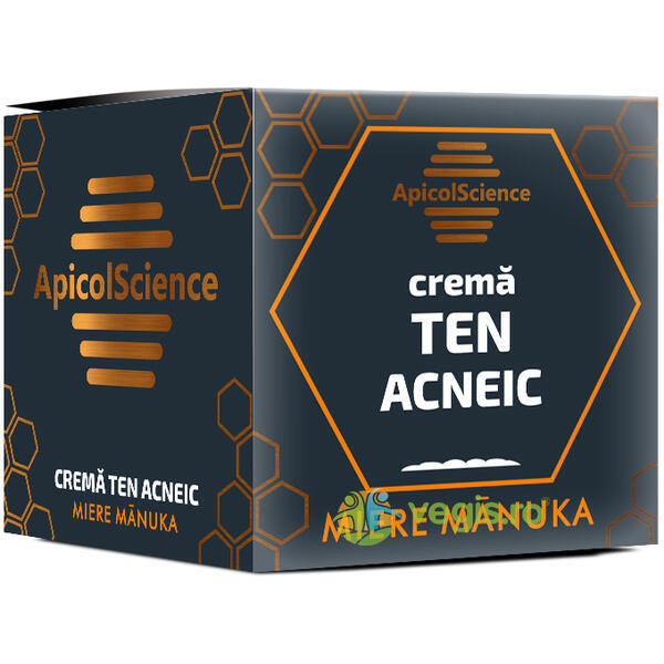 Crema cu Miere de Manuka pentru Ten Acneic 50ml, APICOLSCIENCE, Cosmetice ten, 1, Vegis.ro