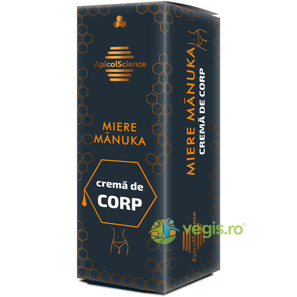 Crema de Corp cu Miere de Manuka 50ml, APICOLSCIENCE, Corp, 1, Vegis.ro