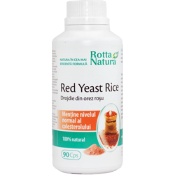 Drojdie din Orez Rosu (Red Yeast Rice) 90cps ROTTA NATURA