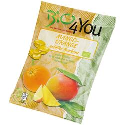 Bomboane cu Mango si Portocala Fara Gluten Eclogice/Bio 75g BIO4YOU