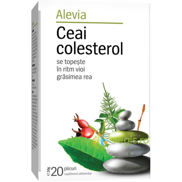 Ceai Colesterol 20dz, ALEVIA, Ceaiuri doze, 1, Vegis.ro