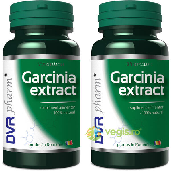 Garcinia Extract 60cps+60cps, DVR PHARM, Capsule, Comprimate, 1, Vegis.ro