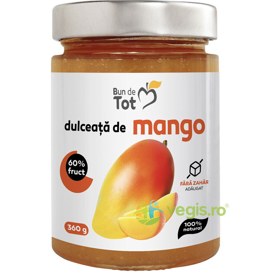Dulceata de Mango fara Zahar 360g 360g Alimentare