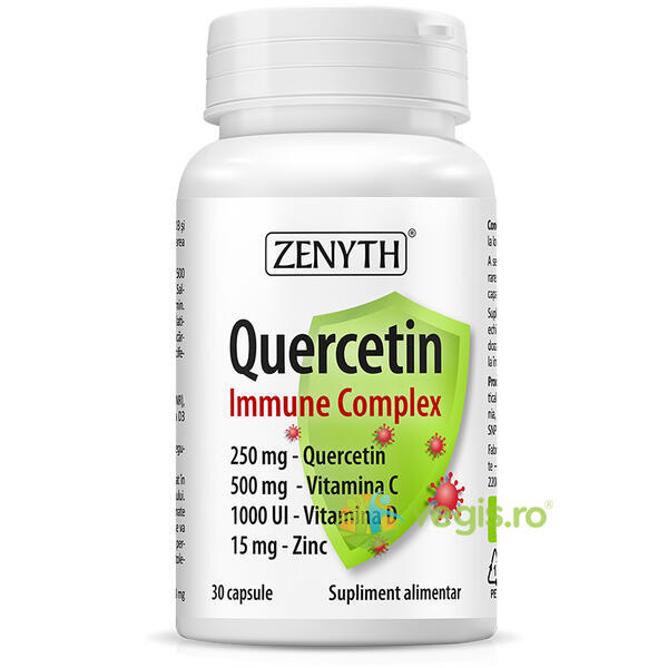 Quercetin Immune Complex 30cps, ZENYTH PHARMA, Capsule, Comprimate, 1, Vegis.ro