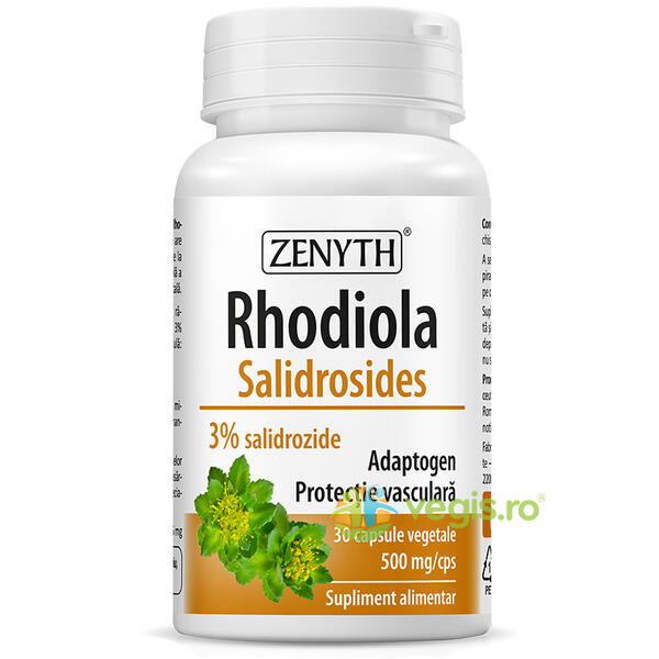 Rhodiola Salidrosidez 30cps, ZENYTH PHARMA, Capsule, Comprimate, 1, Vegis.ro