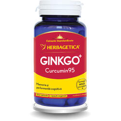 Ginkgo Curcumin 95 30cps HERBAGETICA