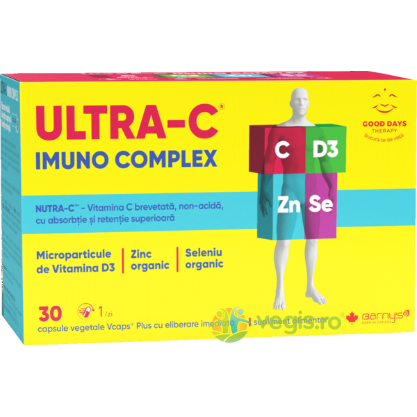 Ultra C Imuno Complex 30cps, BIOPOL, Vitamine, Minerale & Multivitamine, 1, Vegis.ro