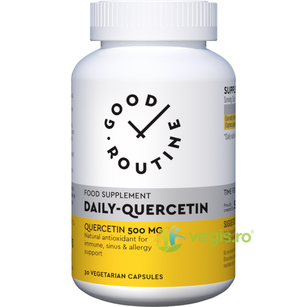 Quercetin (Quercitina) 500mg 30 cps vegetale Secom,, GOOD ROUTINE, Capsule, Comprimate, 2, Vegis.ro