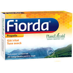 Fiorda cu Aroma de Propolis 30cpr PLANTEXTRAKT