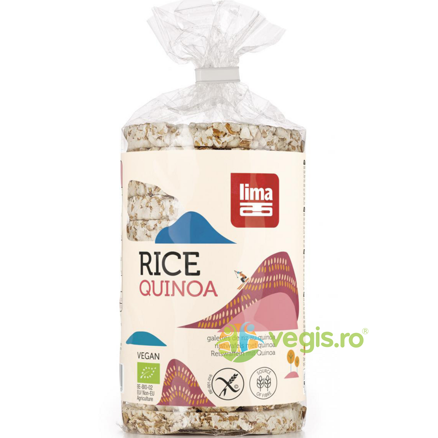 Rondele din Orez Expandat cu Quinoa Ecologice/Bio 100g