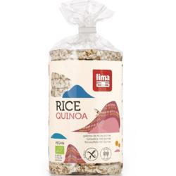 Rondele din Orez Expandat cu Quinoa Ecologice/Bio 100g LIMA