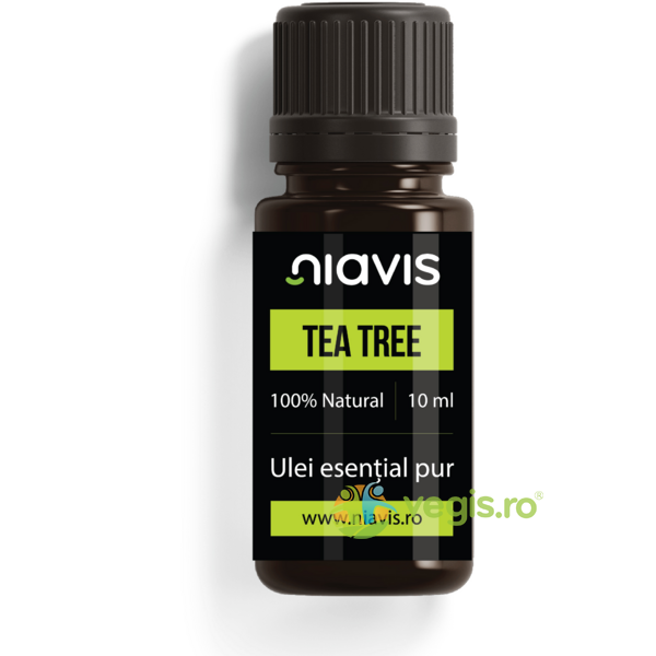 Ulei Esential de Tea Tree (Arbore de Ceai) Pur 10ml, NIAVIS, Uleiuri esentiale, 1, Vegis.ro