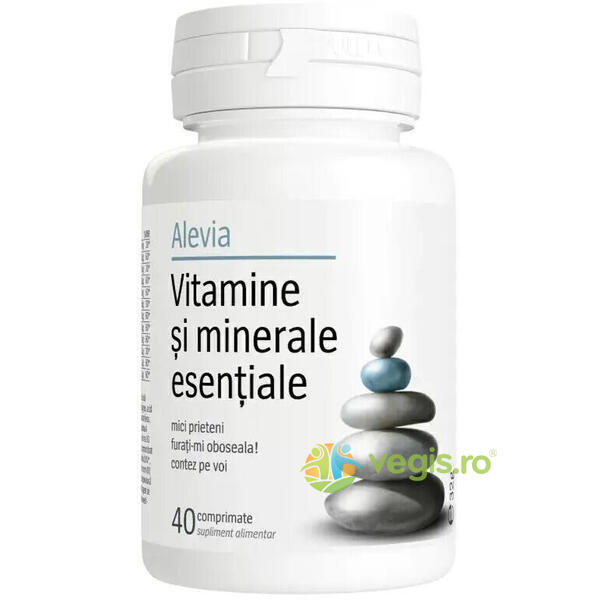Vitamine Si Minerale Esentiale 40 cpr, ALEVIA, Vitamine, Minerale & Multivitamine, 1, Vegis.ro