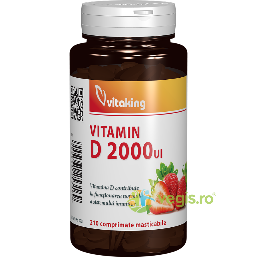 Vitamina D3 2000 I.U 210tb masticabile