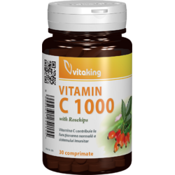 Vitamina C 1000mg cu Macese 30cpr VITAKING