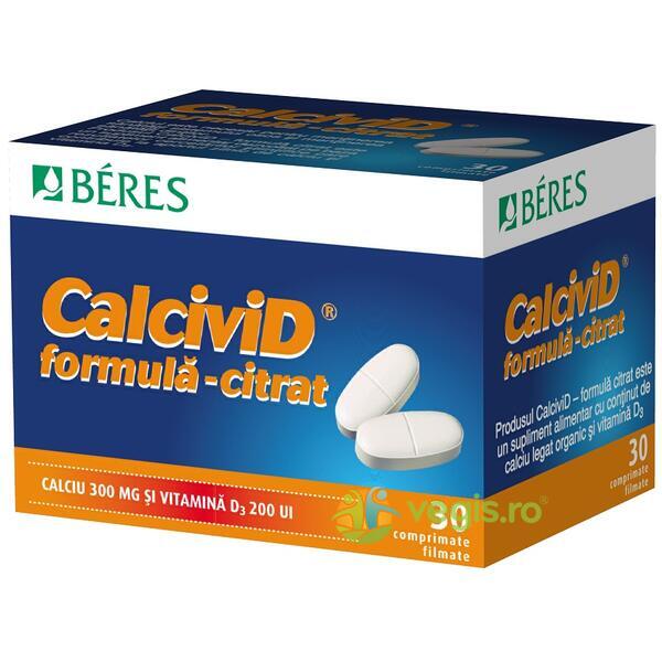 Calcivid Citrat 30cpr, BERES, Capsule, Comprimate, 1, Vegis.ro