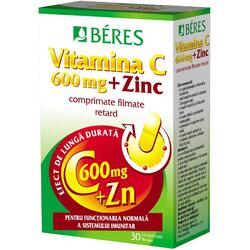 Vitamina C 600mg + Zinc 30cpr BERES