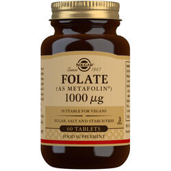 Folate (ca Metafolin) 1000mcg 60tb SOLGAR
