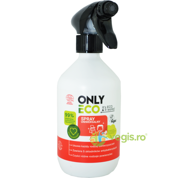 Solutie Spray Universala de Curatare Ecologica/Bio 500ml, ONLY ECO, Produse de Curatenie Casa, 1, Vegis.ro