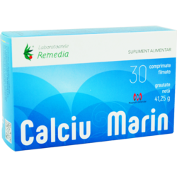Calciu Marin 30cpr REMEDIA