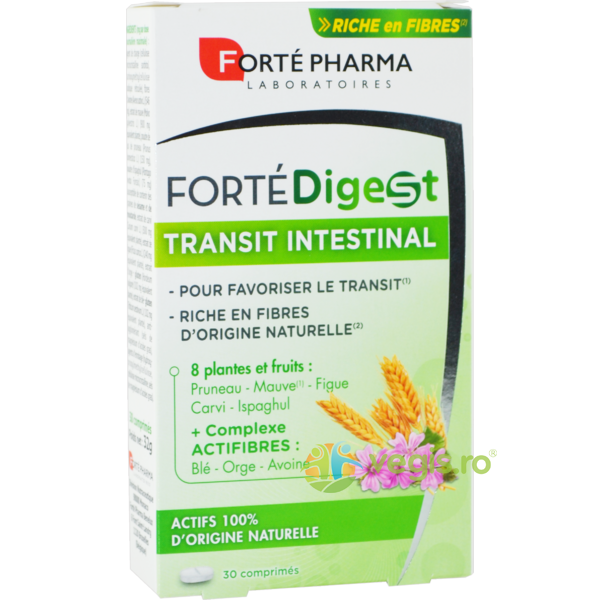 Forte Digest (Tranzit Intestinal) 30cpr, FORTEPHARMA, Capsule, Comprimate, 1, Vegis.ro