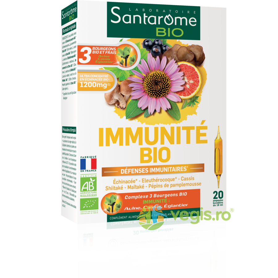 Imunitate Ecologic/Bio 20fiole Santarome