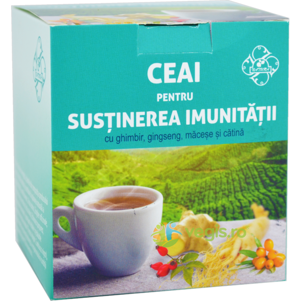 Ceai pentru Sustinerea Imunitatii 20dz, BIS-NIS, Ceaiuri doze, 1, Vegis.ro