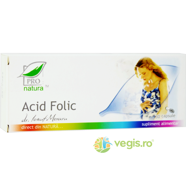 Acid Folic 30cps, MEDICA, Capsule, Comprimate, 1, Vegis.ro