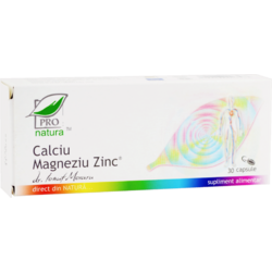 Calciu Magneziu Zinc 30cps MEDICA