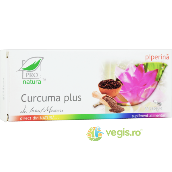 Curcuma Plus 30cps, MEDICA, Capsule, Comprimate, 1, Vegis.ro