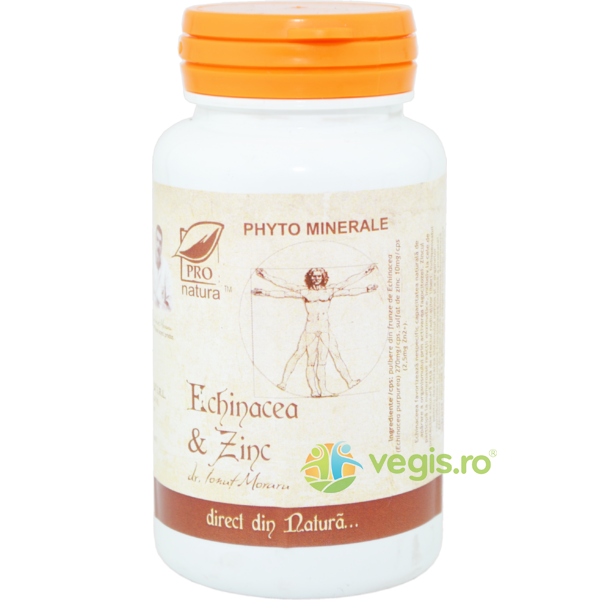 Echinaceea + Zinc 60cps, MEDICA, Capsule, Comprimate, 1, Vegis.ro