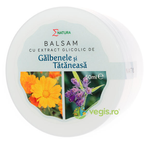 Balsam cu Extract Glicolic de Galbenele si Tataneasa 50ml, ENATURA, Unguente, Geluri Naturale, 1, Vegis.ro