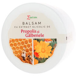 Balsam cu Extract Glicolic de Propolis si Galbenele 50ml ENATURA