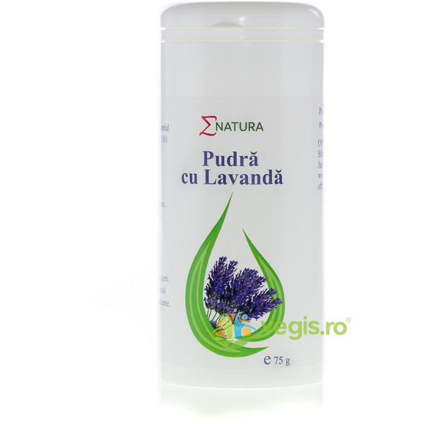 Pudra cu Lavanda (cu Ulei Esential de Lavanda) 75g, ENATURA, Deodorante naturale, 1, Vegis.ro