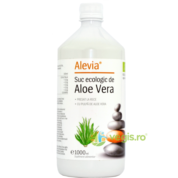 Suc de Aloe Vera Ecologic/Bio 1000ml, ALEVIA, Suplimente Lichide, 1, Vegis.ro