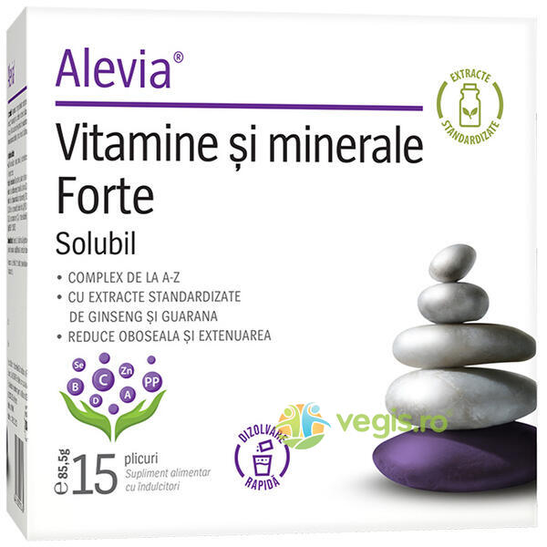 Vitamine si Minerale Forte 15dz, ALEVIA, Vitamine, Minerale & Multivitamine, 1, Vegis.ro