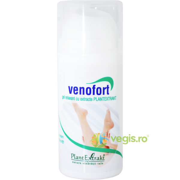 Venofort - Gel Relaxant cu Extracte Plantextrakt 100ml, PLANTEXTRAKT, Picioare, 1, Vegis.ro