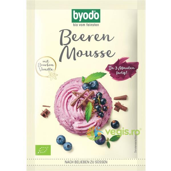 Mix pentru Mousse cu Fructe de Padure Fara Gluten Ecologic/Bio 36g, BYODO, Dulciuri sanatoase, 1, Vegis.ro