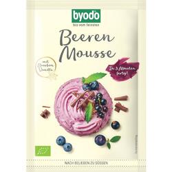 Mix pentru Mousse cu Fructe de Padure Fara Gluten Ecologic/Bio 36g BYODO