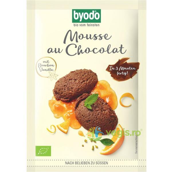 Mix pentru Mousse de Ciocolata Fara Gluten Ecologic/Bio 36g, BYODO, Dulciuri sanatoase, 1, Vegis.ro