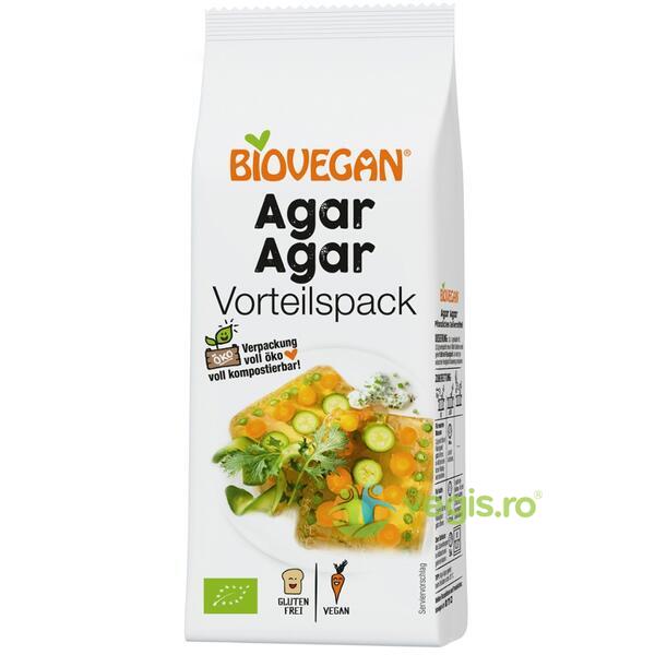 Agar Agar Fara Gluten Ecologic/Bio 100g, BIOVEGAN, Mirodenii prajituri, 1, Vegis.ro