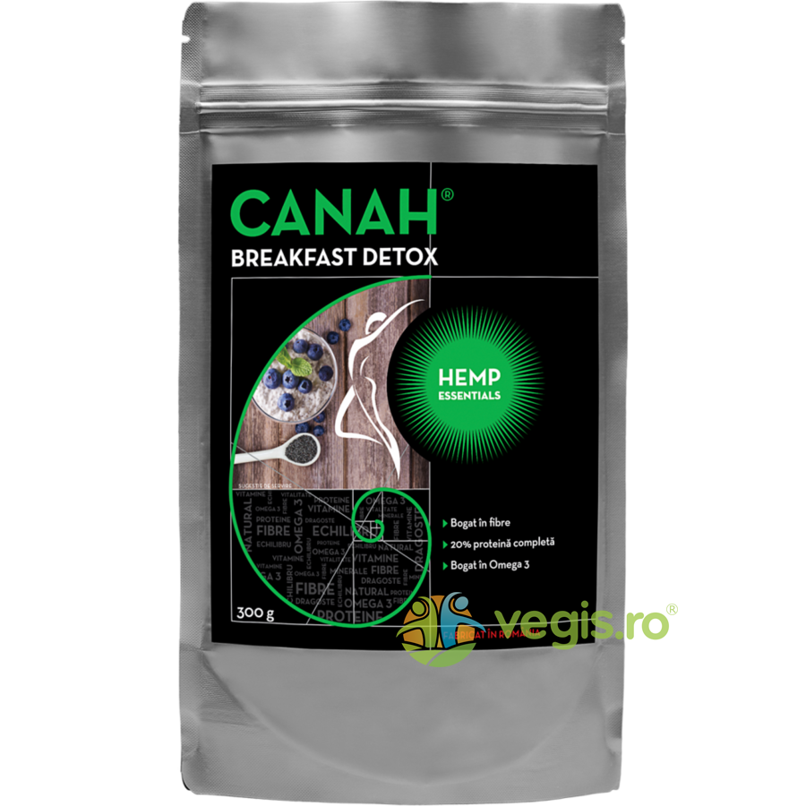 Fibre din Seminte de Canepa – Breakfast Detox 300g 300g Produse de Slabit