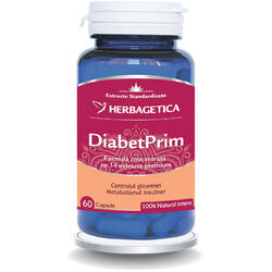 Diabet Prim 60cps HERBAGETICA