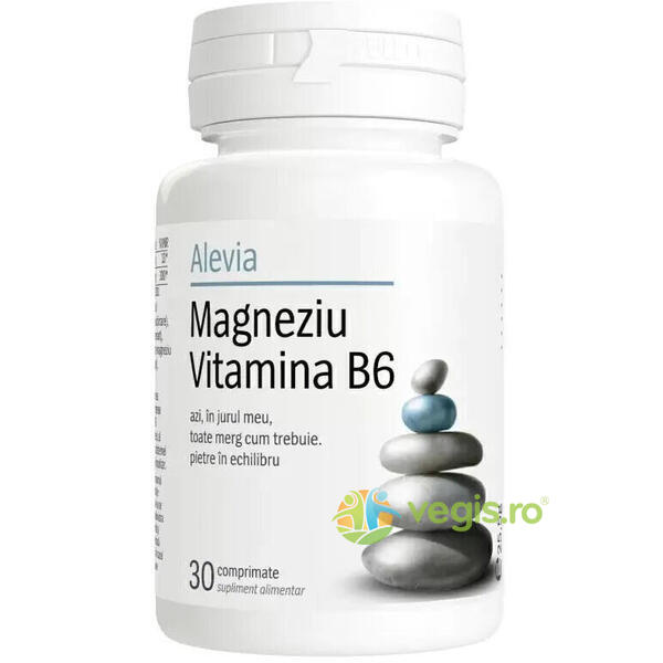 Magneziu Vitamina B6 30 cps, ALEVIA, Vitamine, Minerale & Multivitamine, 1, Vegis.ro