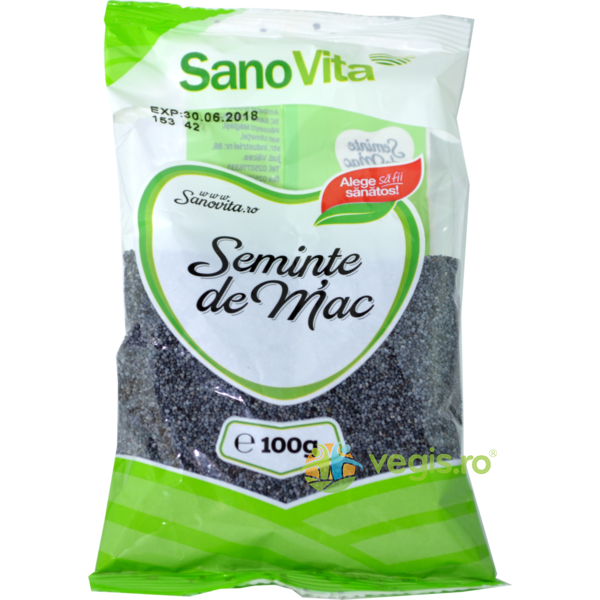 Seminte De Mac 100g, SANOVITA, Nuci, Seminte, 2, Vegis.ro