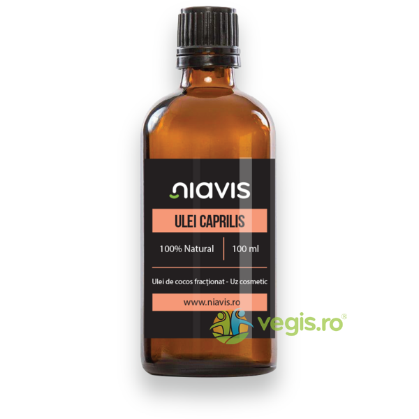 Ulei Caprilis (Ulei de Cocos Fractionat) 100ml, NIAVIS, Ingrediente Cosmetice Naturale, 1, Vegis.ro