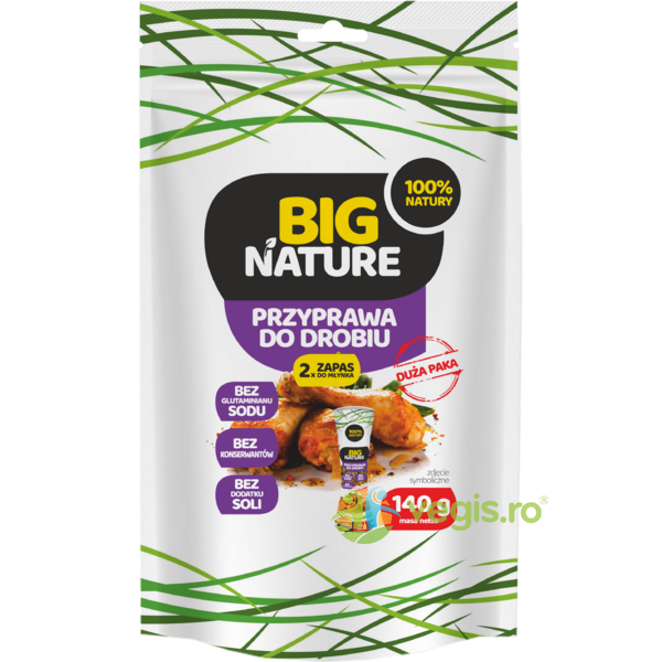 Condiment pentru Preparate din Carne de Pasare 140g, BIG NATURE, Condimente, 1, Vegis.ro