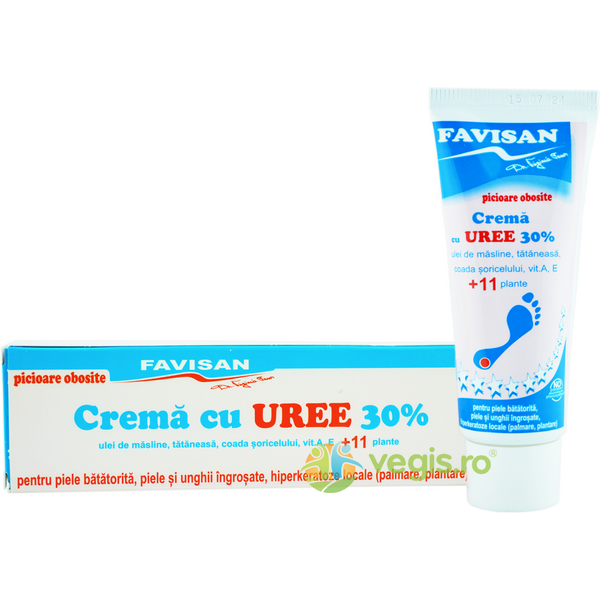 Crema cu Uree 30% 50ml, FAVISAN, Unguente, Geluri Naturale, 1, Vegis.ro