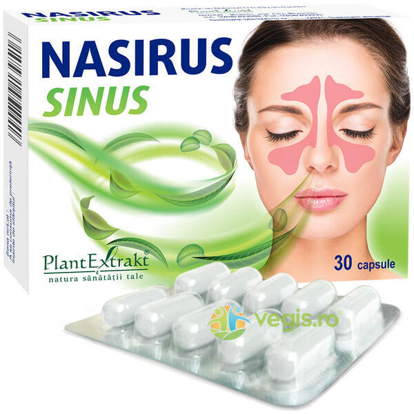 Nasirus Sinus 30cps, PLANTEXTRAKT, Capsule, Comprimate, 1, Vegis.ro