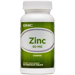 Zinc Chelat 50mg 100tb vegetale GNC